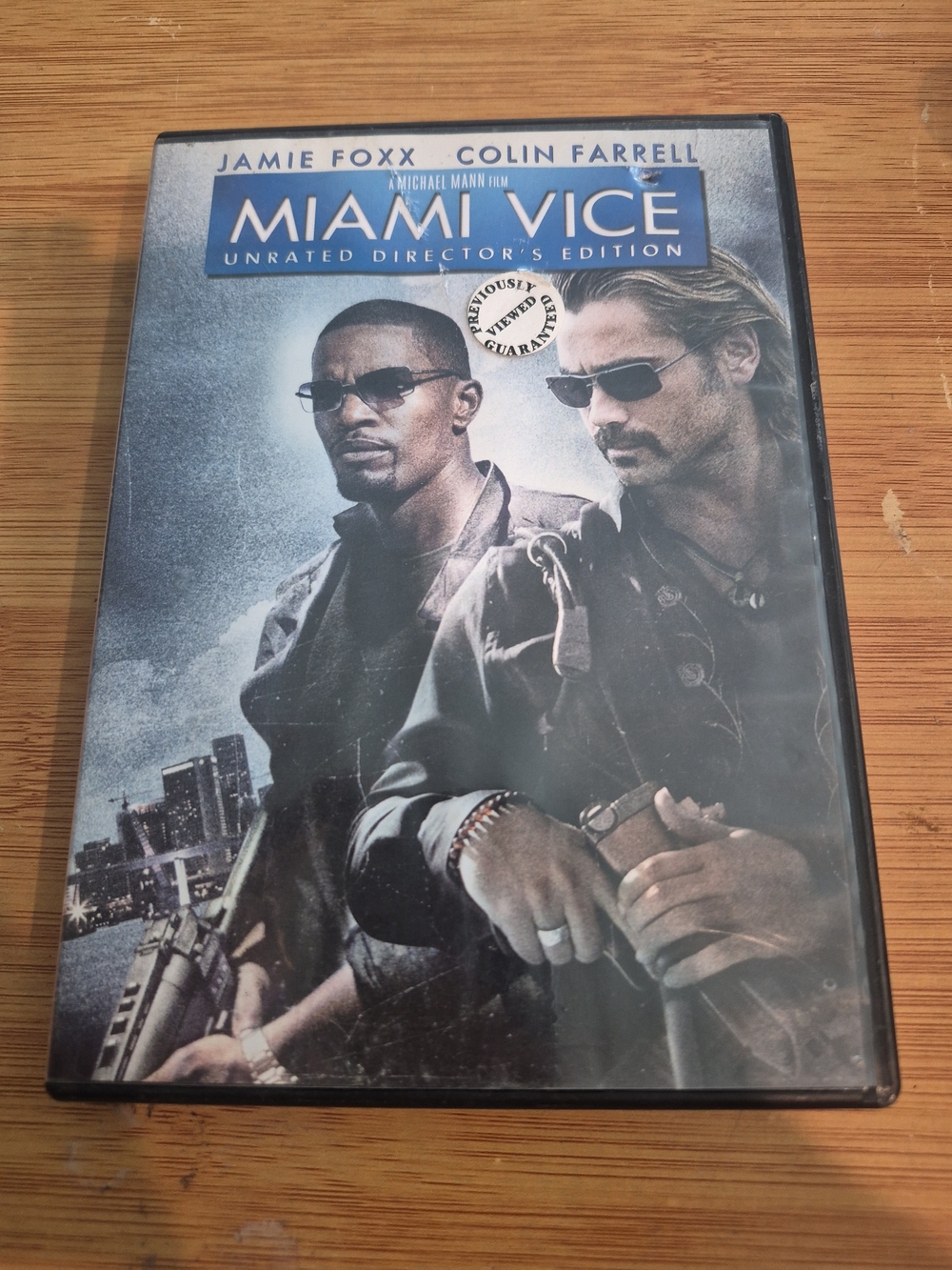 Universal Miami Vice DVD - Blue, Black